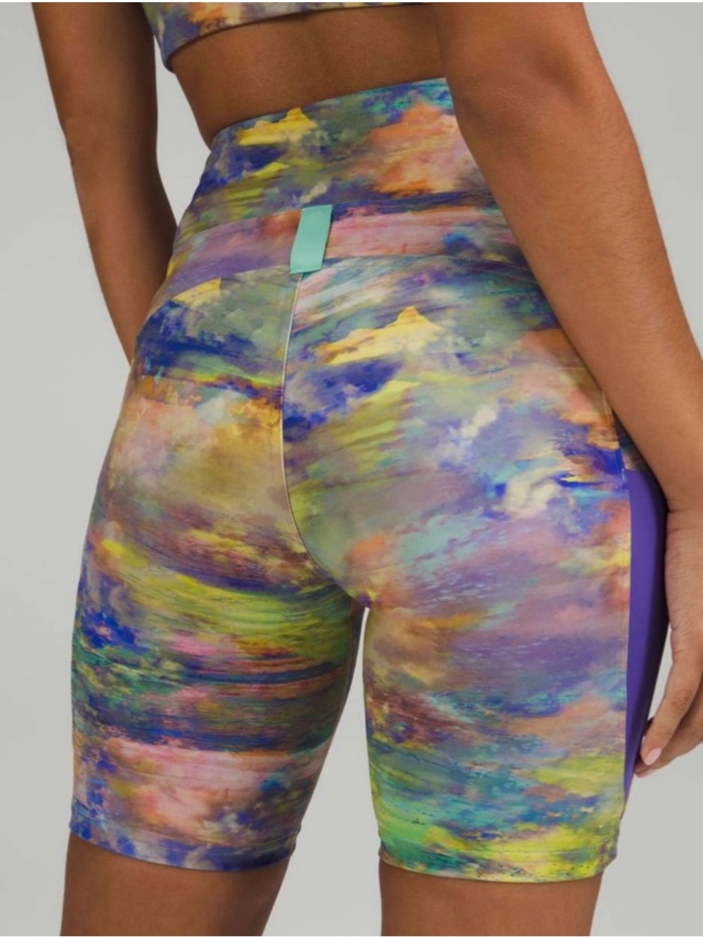 Lululemon Cargo Super High Rise Hiking Shorts Altered Nature Multi Size 10
